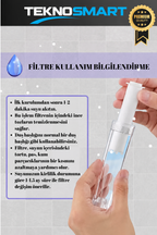 6 Fonksiyonlu Filtreli Duş Başlığı Krom– Yüksek Basınç, Su Tasarruf, Klor Kireç Azaltır+ 3 Filtre HEDİYE!