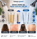 6 Fonksiyonlu Filtreli Duş Başlığı Siyah – Yüksek Basınç, Su Tasarruf, Klor Kireç Azaltır+ 3 Filtre HEDİYE!